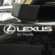 Logo adhésif Lexus blanc