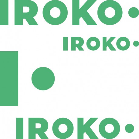 Logos IROKO. PVC 19mm + 30mm Rétro